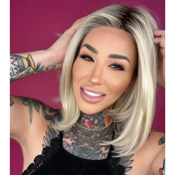 Rebel Gypsy “Tropical suite” luxury monofilament wig New main image 4